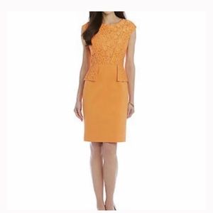 Antonio Melani Mcayden Peplum Lace Sheath Dress